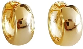 Sidabriniai auskarai Wide Gold