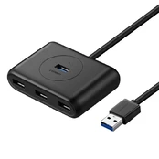 Ugreen USB 3.2 Gen 1 HUB 4x USB juodas (CR113 20291) kaina