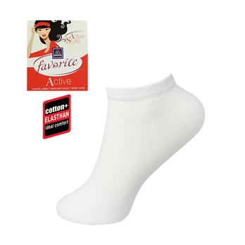 Moteriškos kojinės Favorite 22174 white