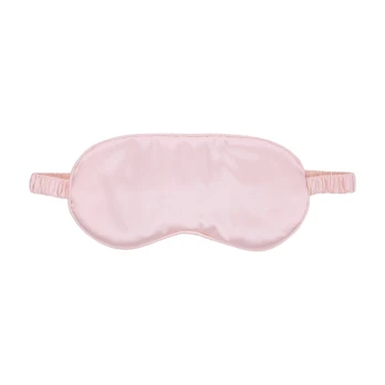 Pink Satin Mask - Powder Rožinė