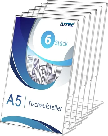 A5 Akrilo Stovas Reklamai - 6 vnt.