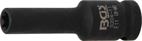 Galvutė smūginė E-Type, ilga | 12,5 mm (1/2") | E11 (5204-11) kaina