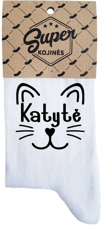 Moteriškos kojinės "Katytė"