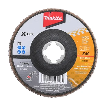 Lapeliniai diskai Makita D-76009, X-Lock, 125 mm, Z40