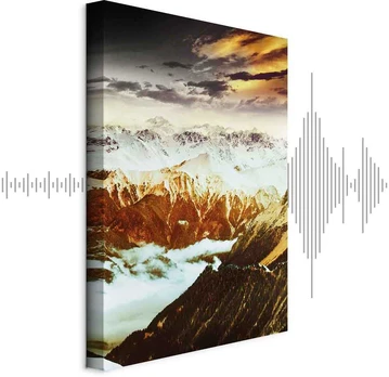 Artgeist Paveikslas - Copper Mountains (1 Part) Vertical