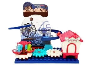 Konstruktorius LEAN Toys Building Blocks Track, plastikas