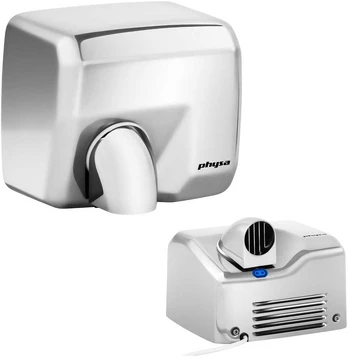 automatinė džiovyklė do rąk ścienna 2000W sidabrinė Physa Vella sidabrinis