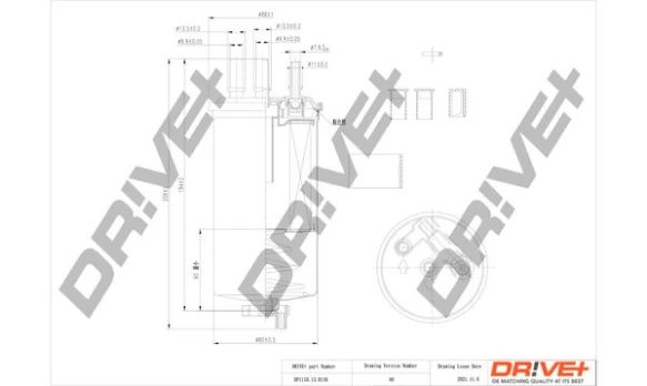 Kuro filtras Dr!ve+ DP1110.13.0116