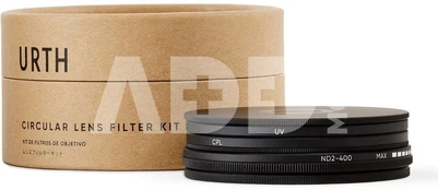 Urth 58mm UV, Circular Polarizing (CPL), ND2 400 Lens Filter Kit