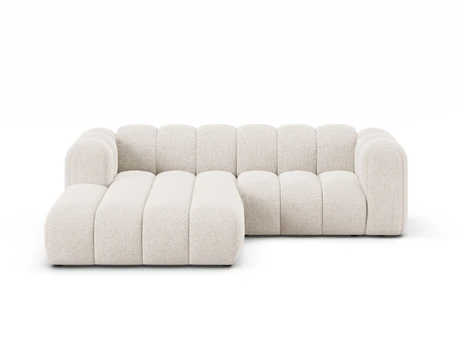 Modular Left Corner Sofa, "Lupine", 3 Seats, 230x177x70, Light Beige