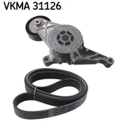 V formos rumbuotas diržas, komplektas SKF VKMA 31126 kaina