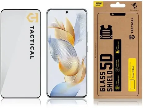 Tactical Glass Shield 5D for Honor 90 Juodas