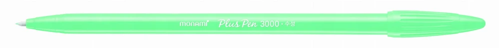 Monami Plus Pen 3000 žalias plonas rašiklis