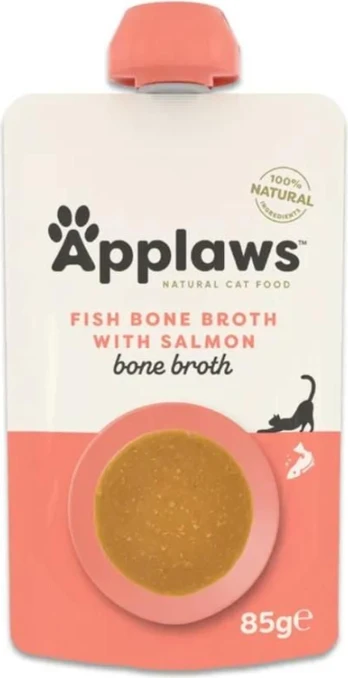Applaws – Bone Broth with Salmon – 85 g – Cat