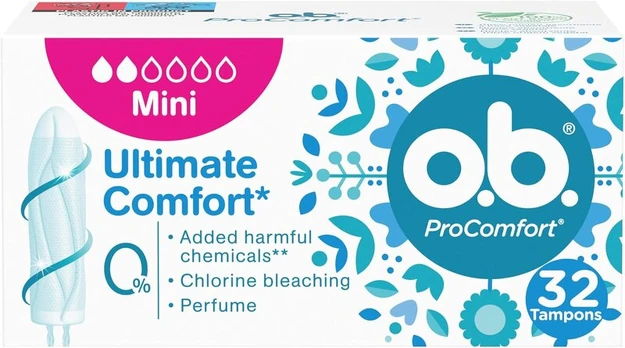 O.b. Procomfort Mini tamponai, 32 vnt.