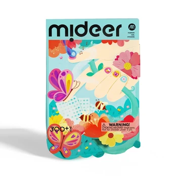 Mideer madingi nagų lipdukai - sodo tematika