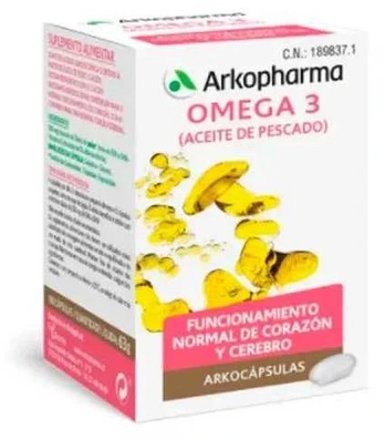 Arkopharma Omega 3 Žuvų Aliejus 100 Kapsulių