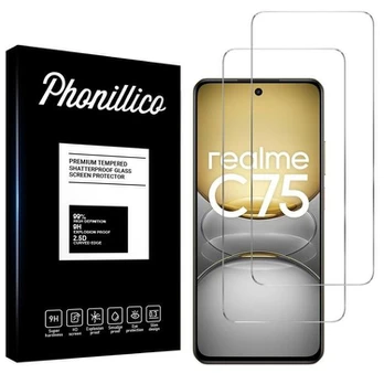 Apsauginis stiklas Realme C75 [2 vnt.] Phonillico® ekranui