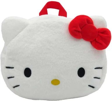 Cyp Brands Hello Kitty face plush backpack 24cm