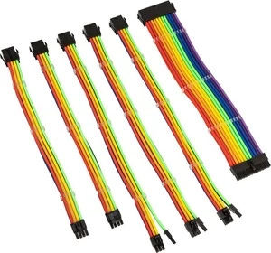 Kabelis Kolink Core Adept Braider Cable Extension Kit 24-pin male, 24-pin male, 0.3 m, įvairių spalvų