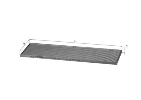 Filtras, salono oras KNECHT LA 355