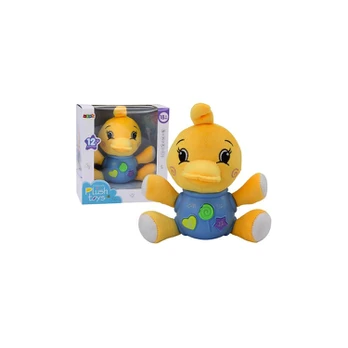 Lean Plush Duck Interactive Plush Geltona Playing 19 cm