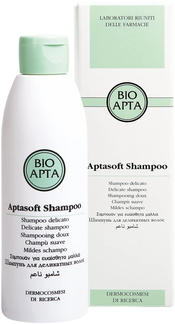 BIOAPTA APTASOFT, SLS-free Šampūnas for frequent use, pH 5,5, 200ml