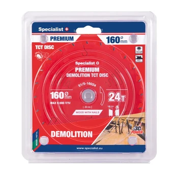 SPECIALIST+ pjovimo diskas Demolition 160x24Tx20mm