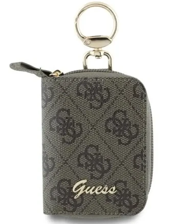 Guess Cable Pouch GUABP4DPTW Saszetka na kabelis ruda/ruda 4G Triangle