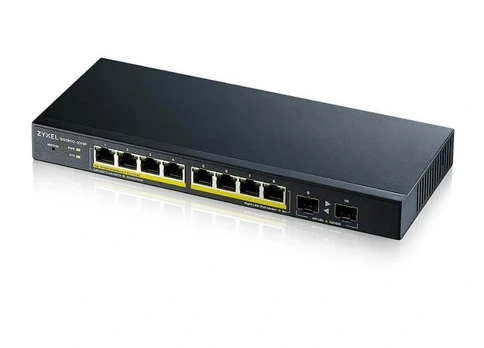 Switch GS1900-10HP v2 8port L2 PoE 2xSFP 70W 802.3at