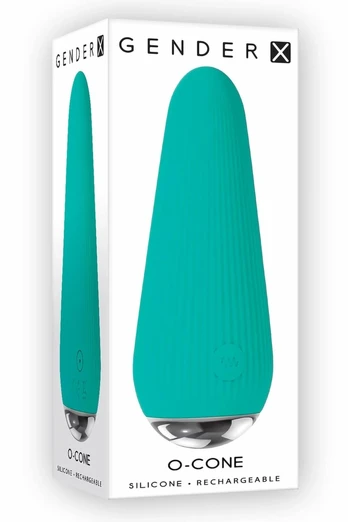 GENDER X O-CONE Cone-Shaped Vibrating Device, 10 Modes, Silicone, USB