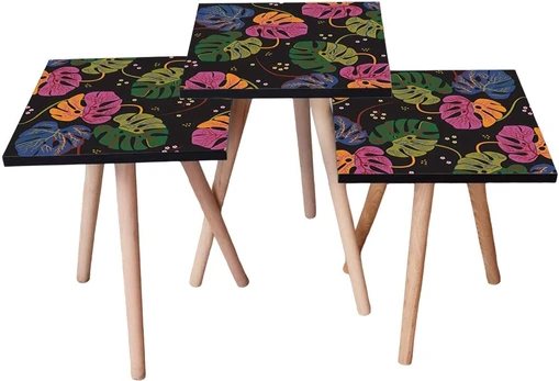 Kalune Design Staliukas (3 vnt.) 3SHP141 - Multicolor