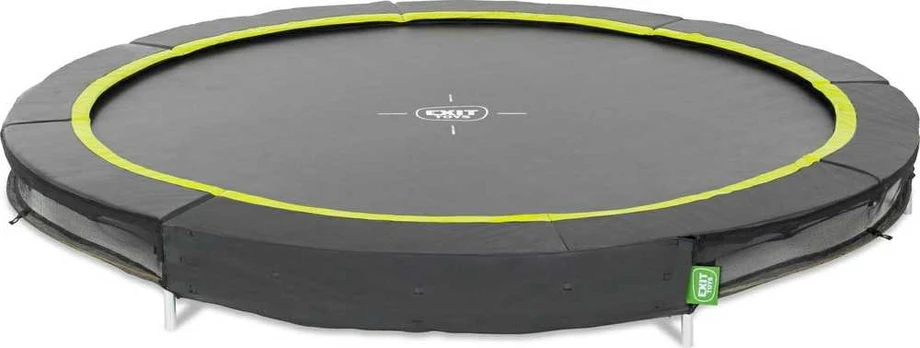 EXIT Silhouette ground sports trampoline ø244cm - juodas
