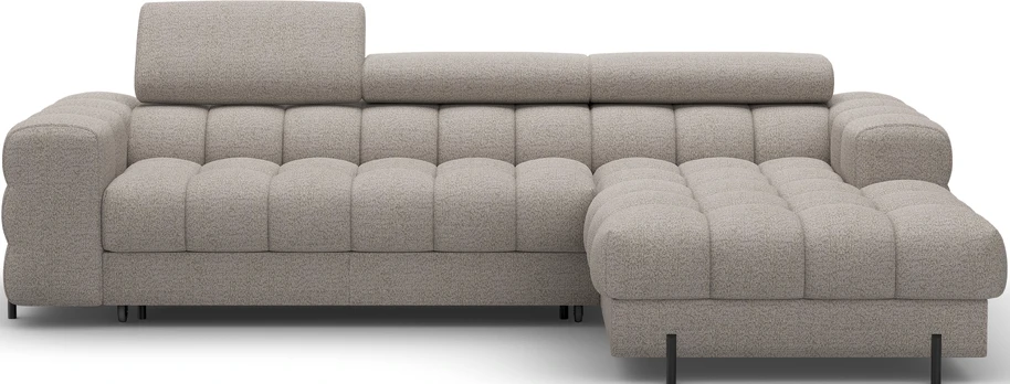 Kampinė sofa Felro, Smėlio