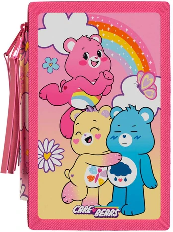 Cyp Brands Care Bears triple pencil case 39pcs