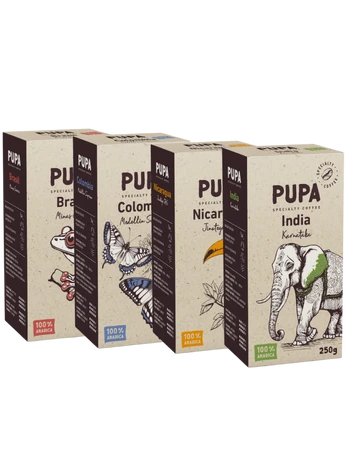 Maltų PUPA Specialty kavų rinkinys