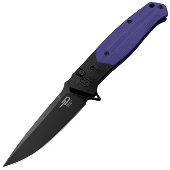 Bestech Knives BG62C Swordfish Black/Purple Sulankstomas peilis
