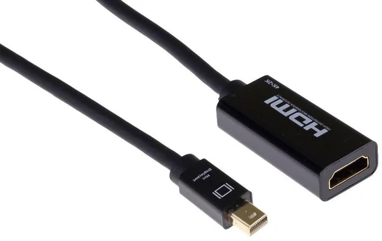 Mercodan PRO Mini Displayport til HDMI, adapter, Mini DP han