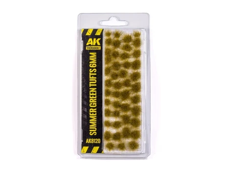 AK Interactive - Summer Žalias Tufts 6mm, AK8120