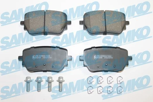 Stabdžių trinkelių rinkinys, diskinis stabdys SAMKO 5SP2152