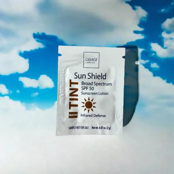 OBAGI SUN SHIELD TINT BROAD SPECTRUM SPF 50 WARM NET WT 0.07 OZ (2 G) SAMPLE