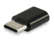 Adapteris USB Equip USB-C - microUSB Juodas (133472) kaina