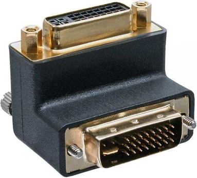 AV adapteris InLine DVILNI - Juodas (17781W)