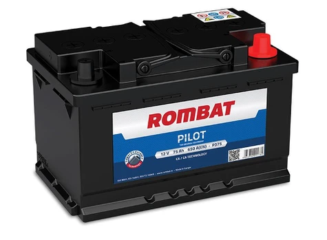Akumuliatorius Rombat Pilot, 12 V, 75 Ah, 650 A
