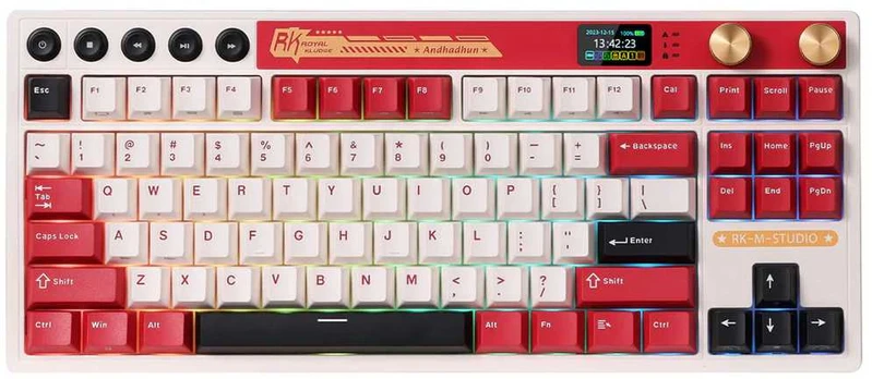 ROYAL KLUDGE M87 Famicom, Creamy Switch, US