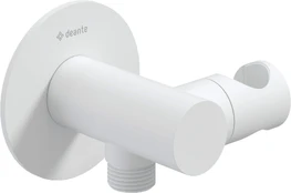 Round angled connector with handset holder kaina