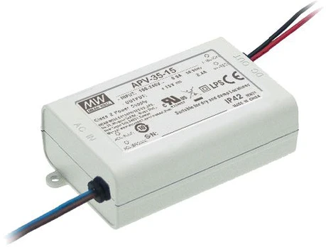 Impulsinis maitinimo šaltinis LED 12V 3A, MEAN WELL