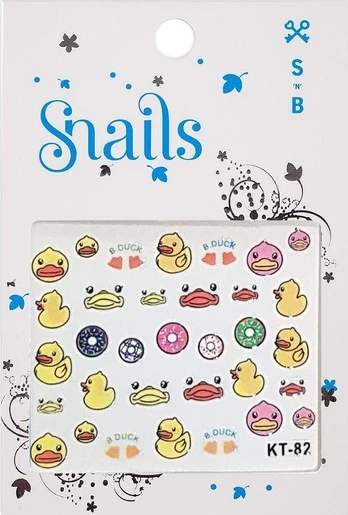 Snails nagų lipdukai, Kva Kva
