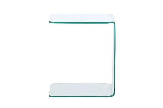 Telemark Side Table 45x45x53 cm - Clear Glass