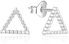Beneto Minimalist sidabrinis earrings AGUP733L